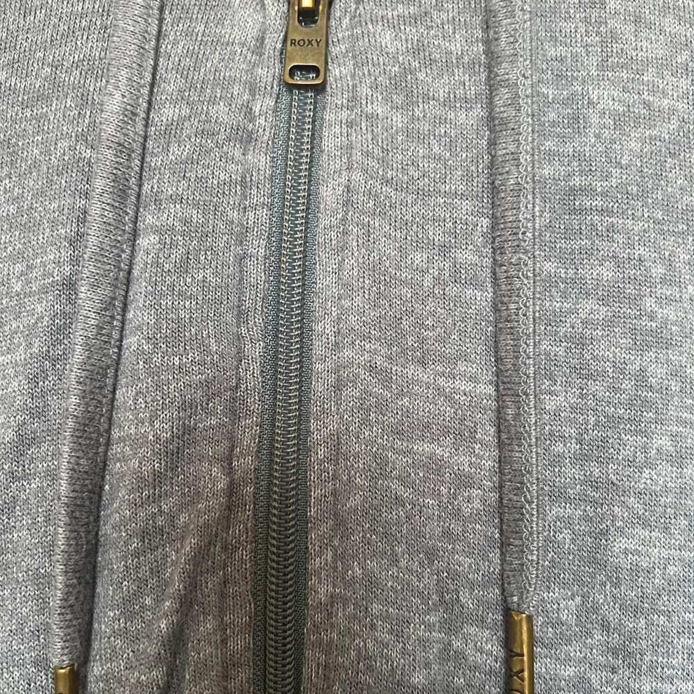 Roxy Grey Zip Up Jacket - image 4
